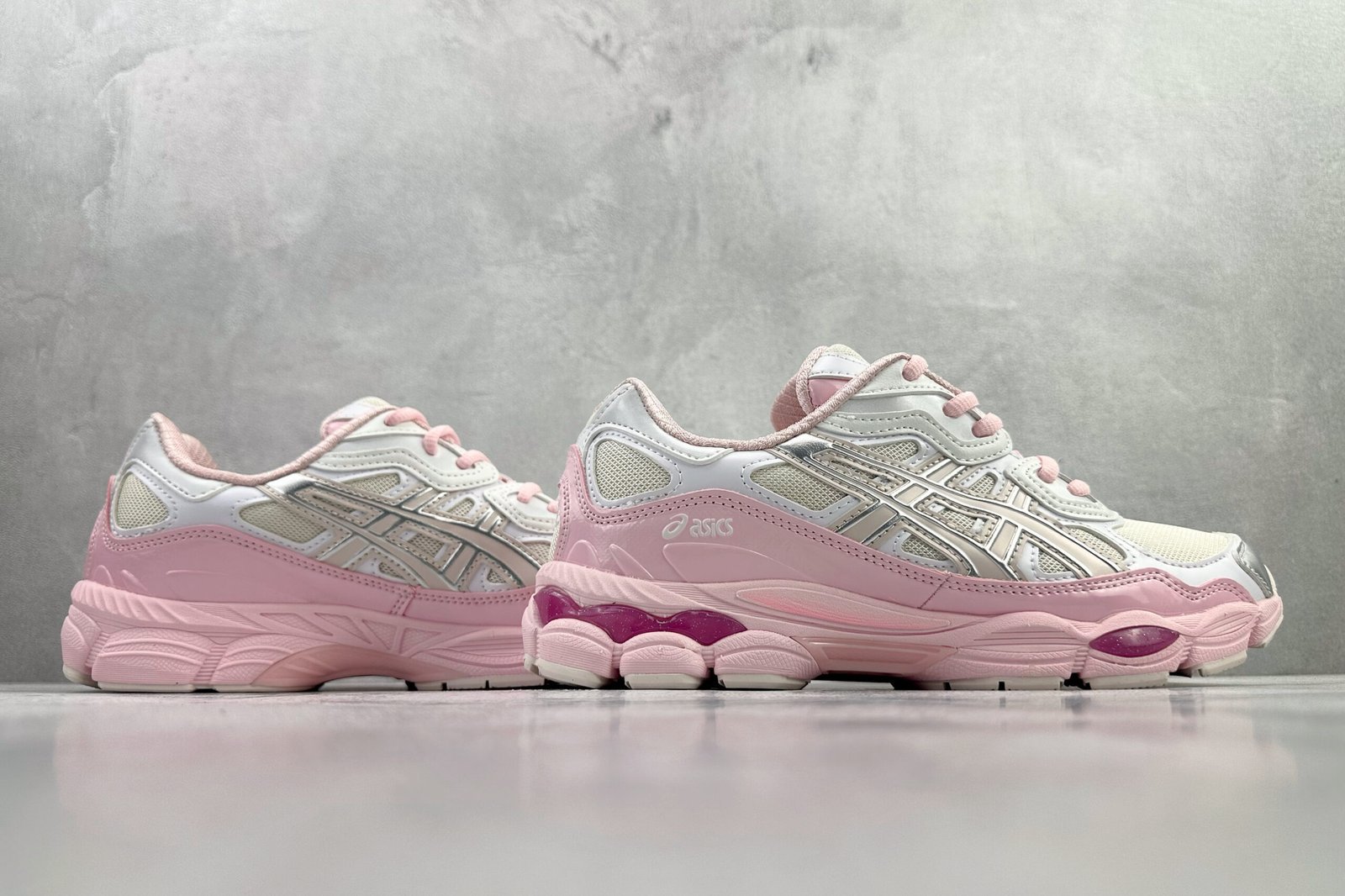KICKI YANG ZHANG x Asics GEL-NYC silver pink 1203A571-100 - Image 6