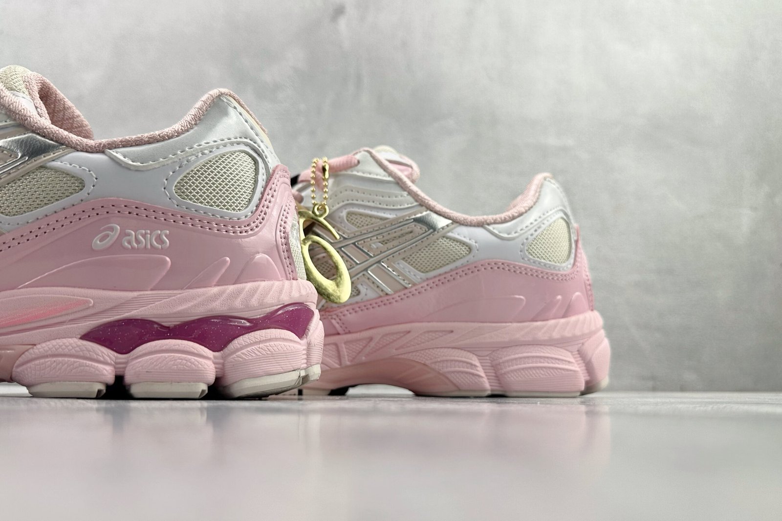 KICKI YANG ZHANG x Asics GEL-NYC silver pink 1203A571-100 - Image 8