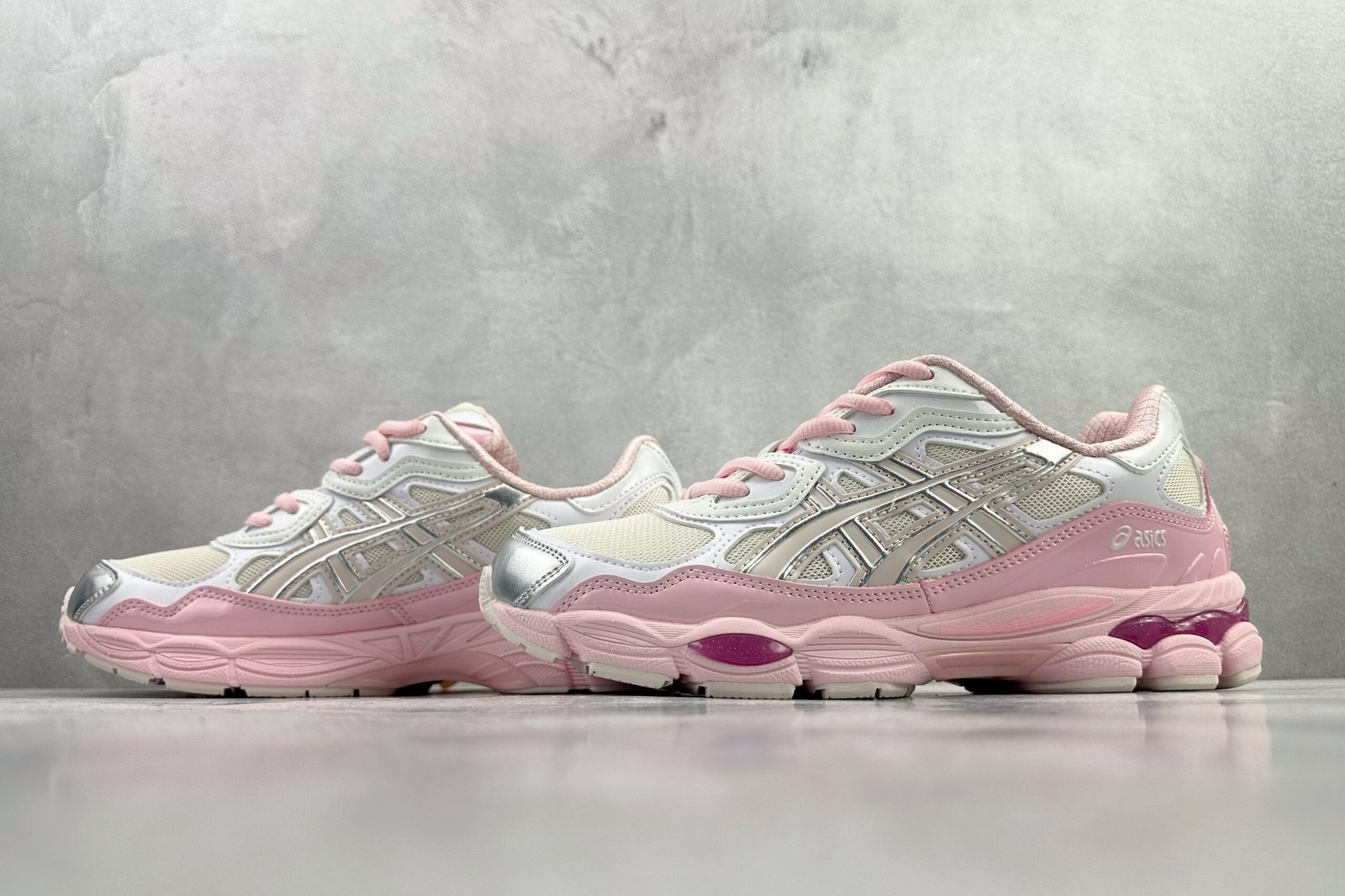 KICKI YANG ZHANG x Asics GEL-NYC silver pink 1203A571-100 - Image 5