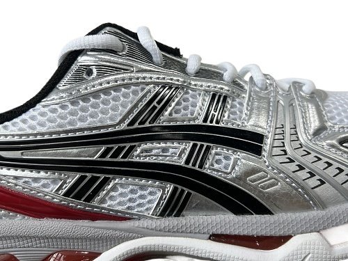 ASICS 1201A019-103 silver red - Image 8